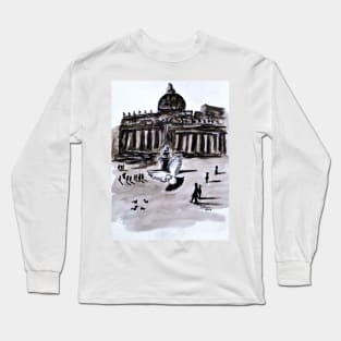 Holy Pigeons Two Long Sleeve T-Shirt